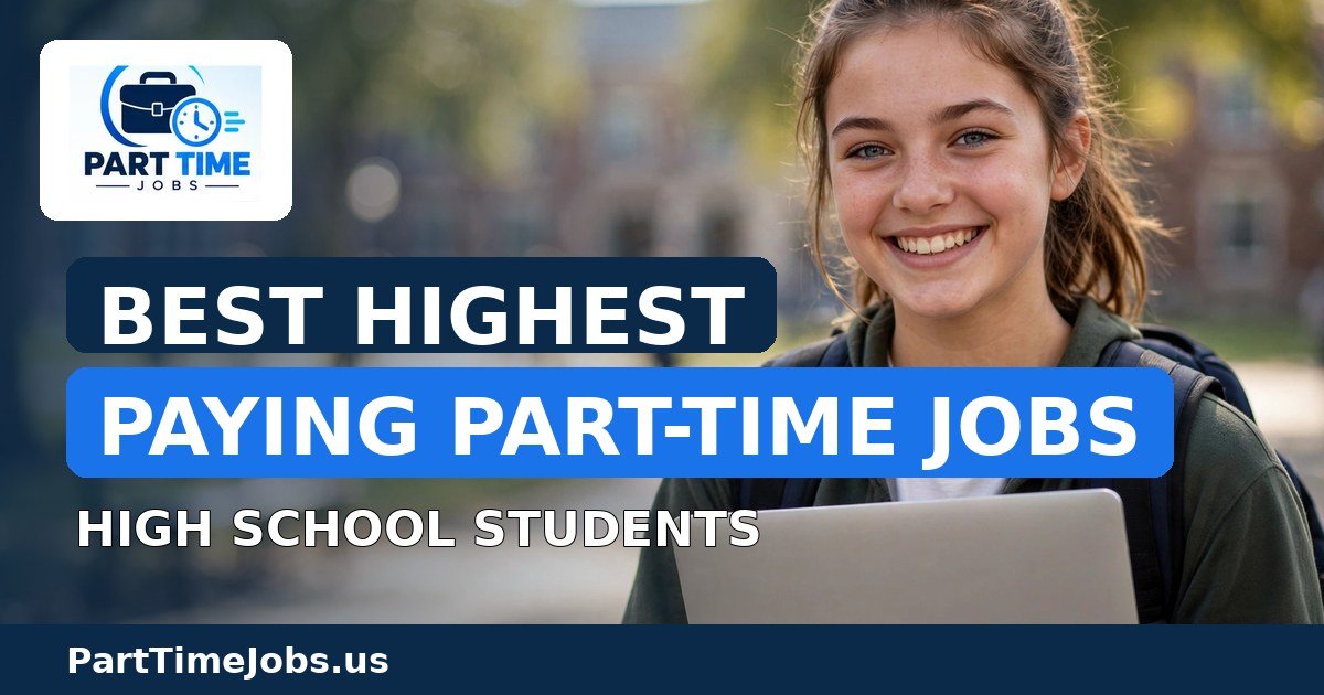Best Highest Paying Part-Time Jobs for High School Students in 2026