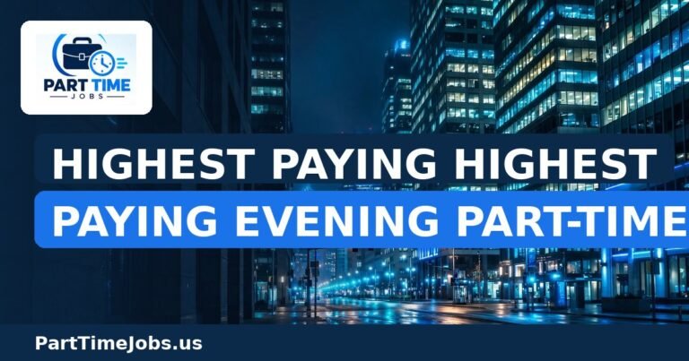 Highest Paying Highest Paying Evening Part-Time Jobs in 2026