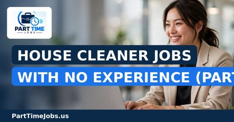 House Cleaner Jobs With No Experience (Part-Time)