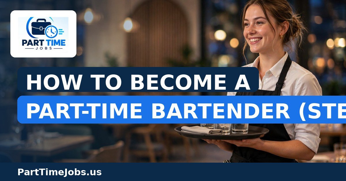 How to Become a Part-Time Bartender (Step by Step)
