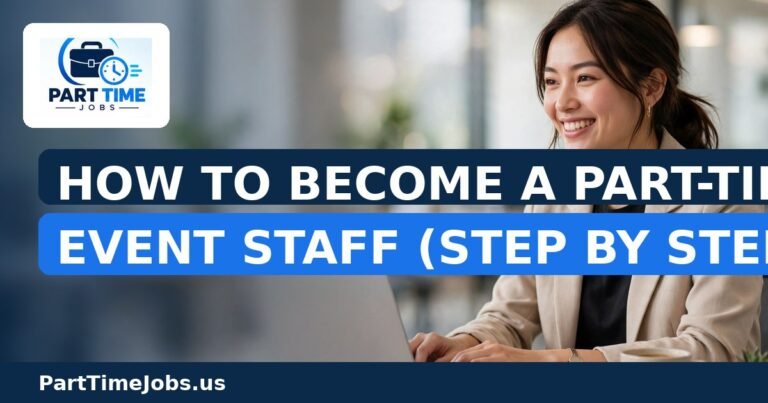 How to Become a Part-Time Event Staff (Step by Step)