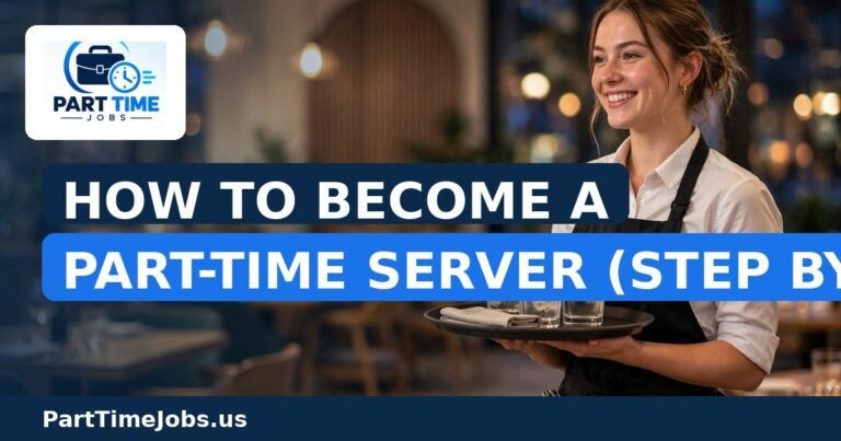 How to Become a Part-Time Server (Step by Step)