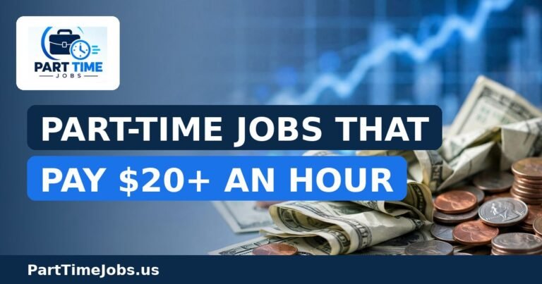 Part-Time Jobs That Pay $20+ an Hour