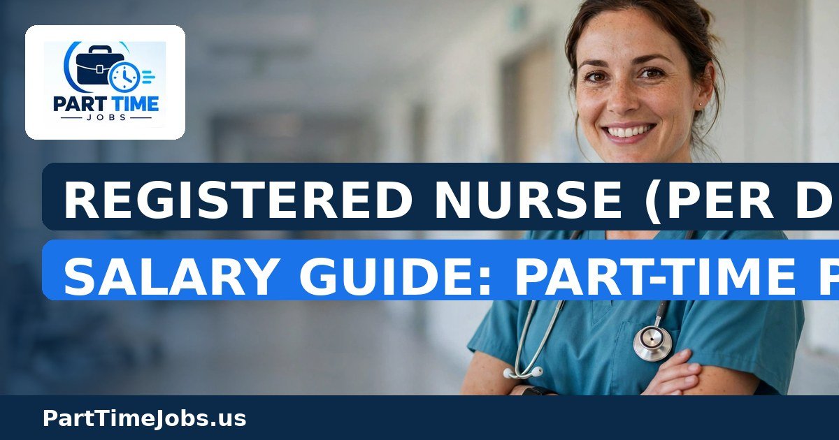 Registered Nurse (Per Diem) Salary Guide: Part-Time Pay Rates in 2026