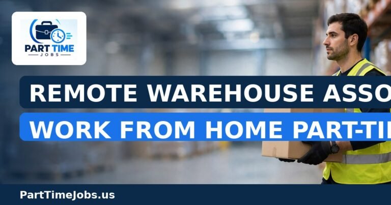 Remote Warehouse Associate Jobs: Work From Home Part-Time