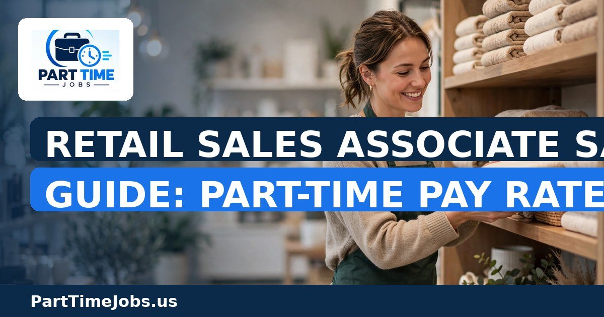 Retail Sales Associate Salary Guide: Part-Time Pay Rates in 2026