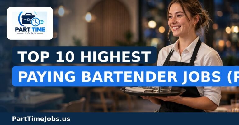Top 10 Highest Paying Bartender Jobs (Part-Time)