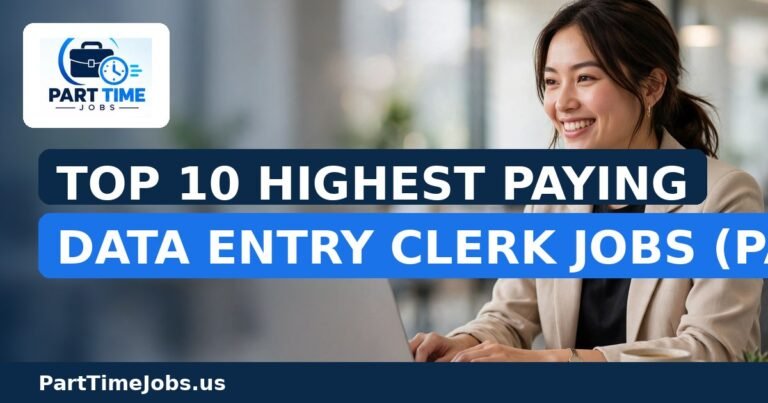 Top 10 Highest Paying Data Entry Clerk Jobs (Part-Time)