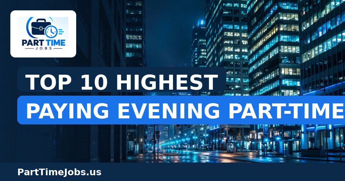 Top 10 Highest Paying Evening Part-Time Jobs in 2026