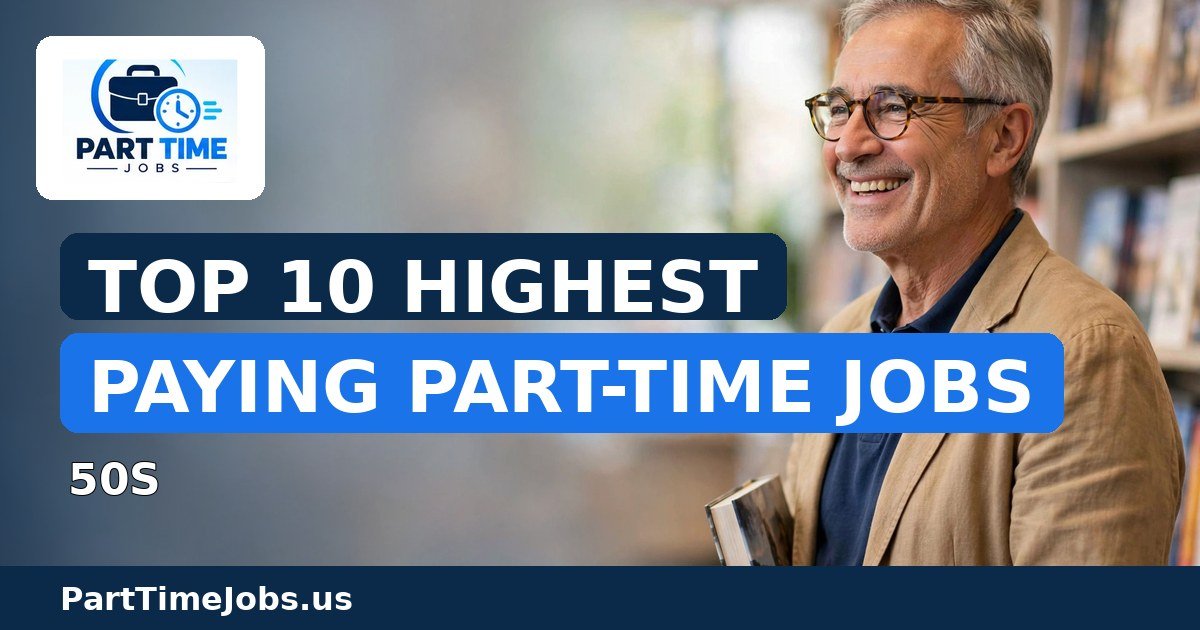 Top 10 Highest Paying Part-Time Jobs for 50s in 2026