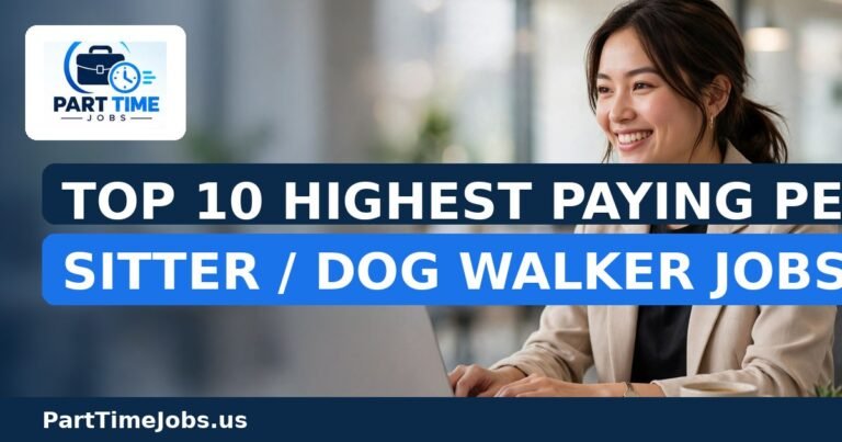 Top 10 Highest Paying Pet Sitter / Dog Walker Jobs (Part-Time)