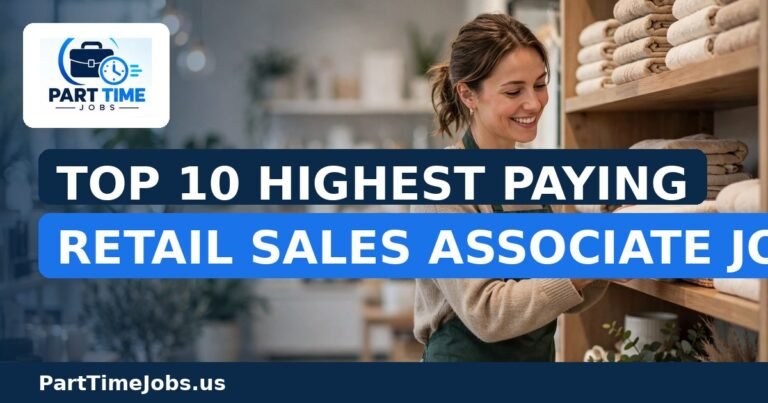 Top 10 Highest Paying Retail Sales Associate Jobs (Part-Time)