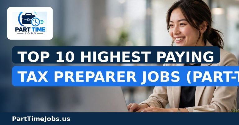 Top 10 Highest Paying Tax Preparer Jobs (Part-Time)
