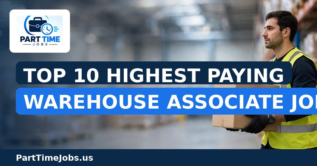 Top 10 Highest Paying Warehouse Associate Jobs (Part-Time)