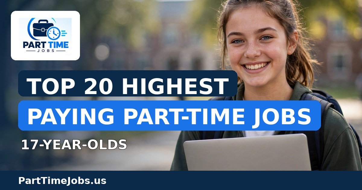 Top 20 Highest Paying Part-Time Jobs for 17-Year-Olds in 2026