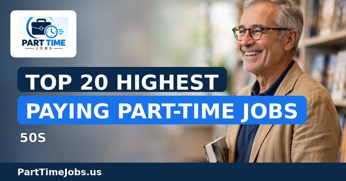 Top 20 Highest Paying Part-Time Jobs for 50s in 2026