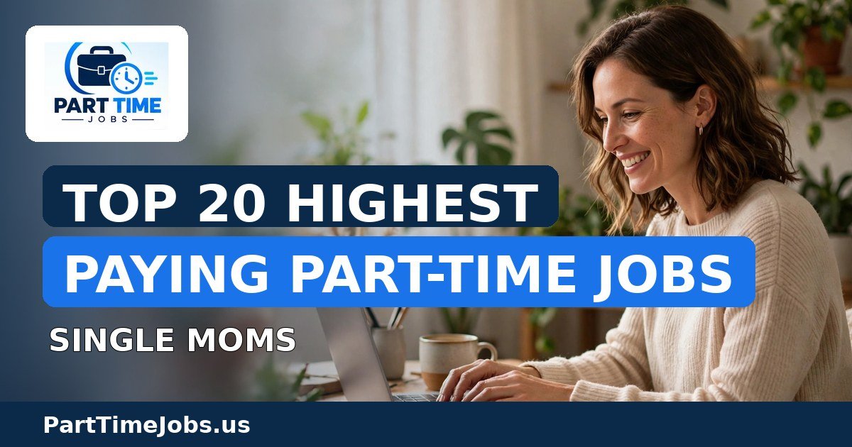 Top 20 Highest Paying Part-Time Jobs for Single Moms in 2026