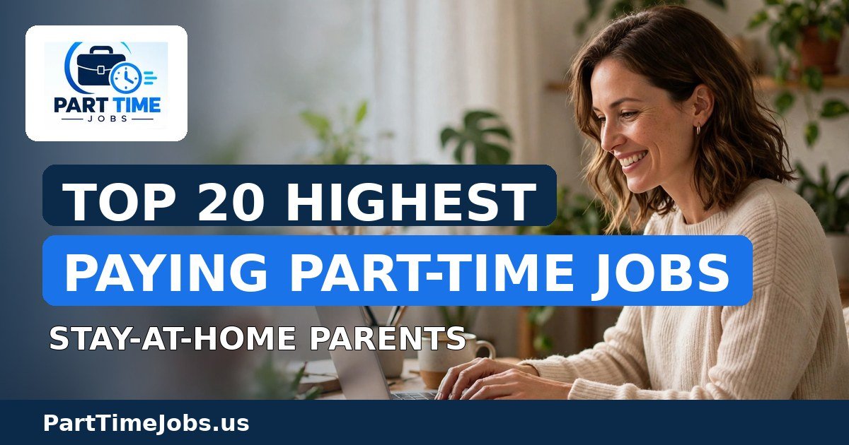 Top 20 Highest Paying Part-Time Jobs for Stay-at-Home Parents in 2026