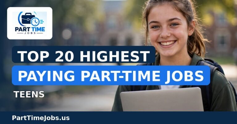 Top 20 Highest Paying Part-Time Jobs for Teens in 2026