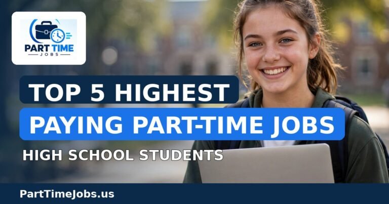 Top 5 Highest Paying Part-Time Jobs for High School Students in 2026
