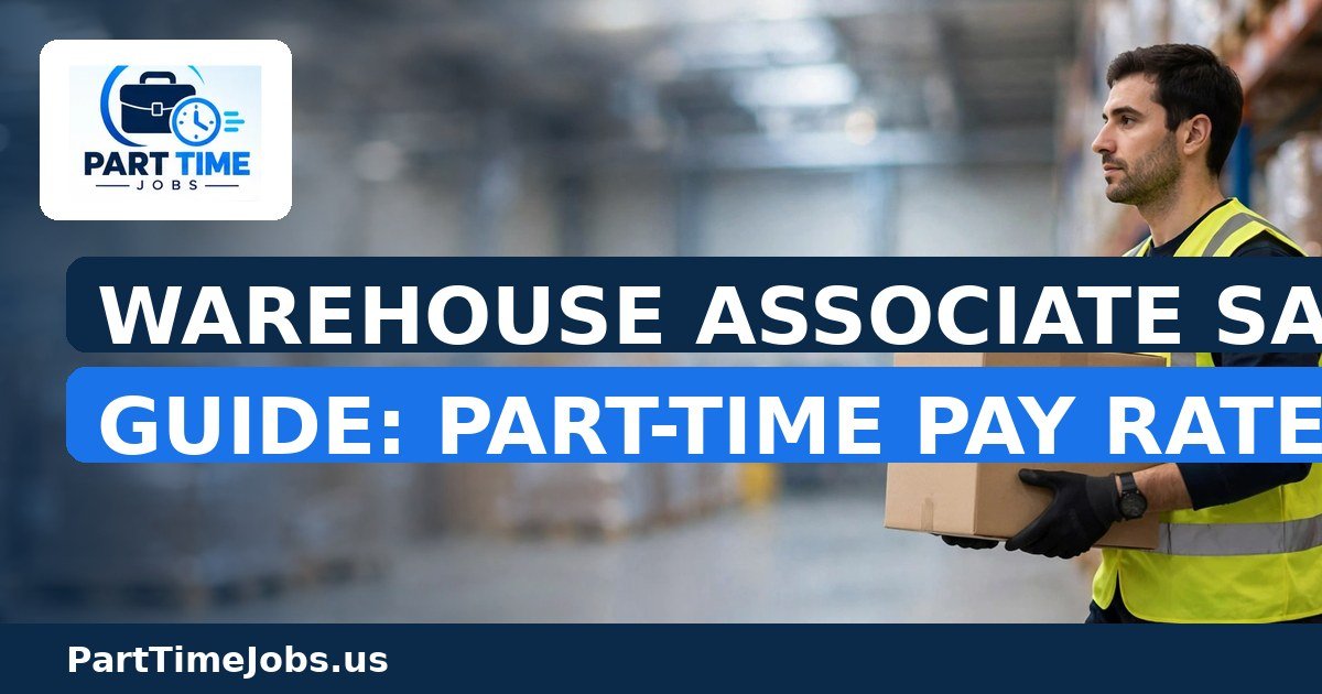 Warehouse Associate Salary Guide: Part-Time Pay Rates in 2026